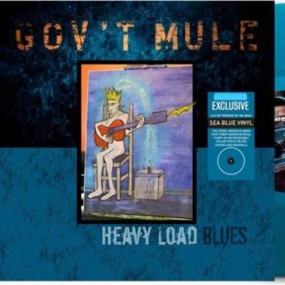Gov't Mule Heavy Load Blues 2-LP ~ Exclusive 180g Colored Vinyl ~ Sealed! - Picture 2 of 3